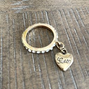 Heart Dangle Ring Size 6
